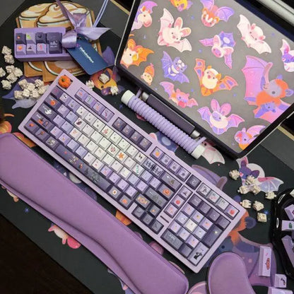 The Purple Halloween Theme Vs II Mechanical Keyboard Full Set