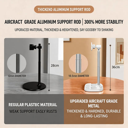 1 Pack Magnetic Phone Stand, Height Adjustable Desktop Phone Holder Mount, Compatible with Magsafe Iphone 17/16/15/14/13/12
