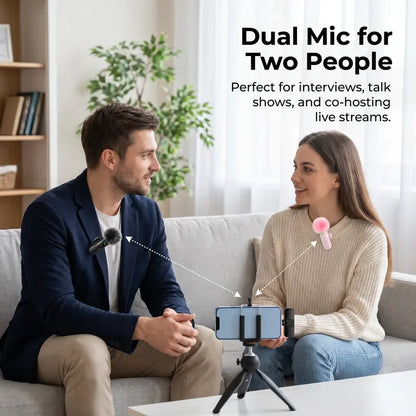 HITOZON Mini Wireless Lavalier Microphone 2 Pcs Set for Iphone/Android Smartphones, USB-C Lapel Mic with ABS, Clip, USB Cable, 1-Touch Recording, Mute, Plug & Record Fast, Camera-Compatible Plug-And-Play Vlogging Equipment,Techvibes