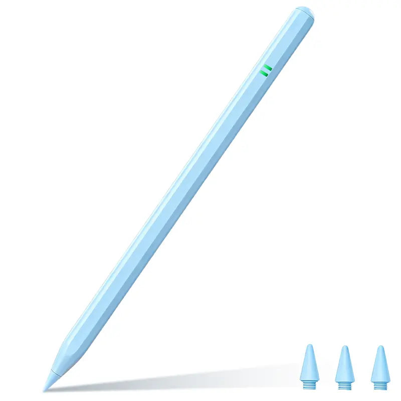 Dotflow Active Stylus Pen for Tablets, Fast Charging, Palm Rejection, Tilt Sensitivity, Button Control, Aluminum Body, Replacement Tips, 9-Hour Battery Life for Drawing & Note Taking