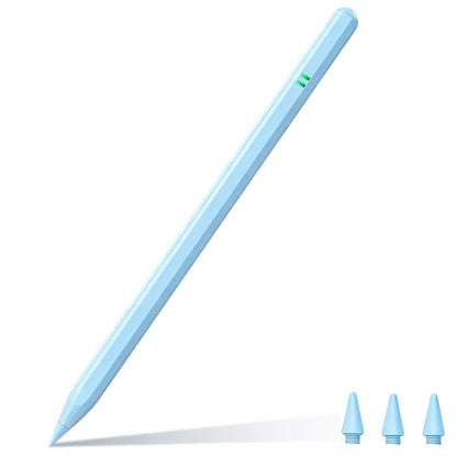 Dotflow Active Stylus Pen for Tablets, Fast Charging, Palm Rejection, Tilt Sensitivity, Button Control, Aluminum Body, Replacement Tips, 9-Hour Battery Life for Drawing & Note Taking