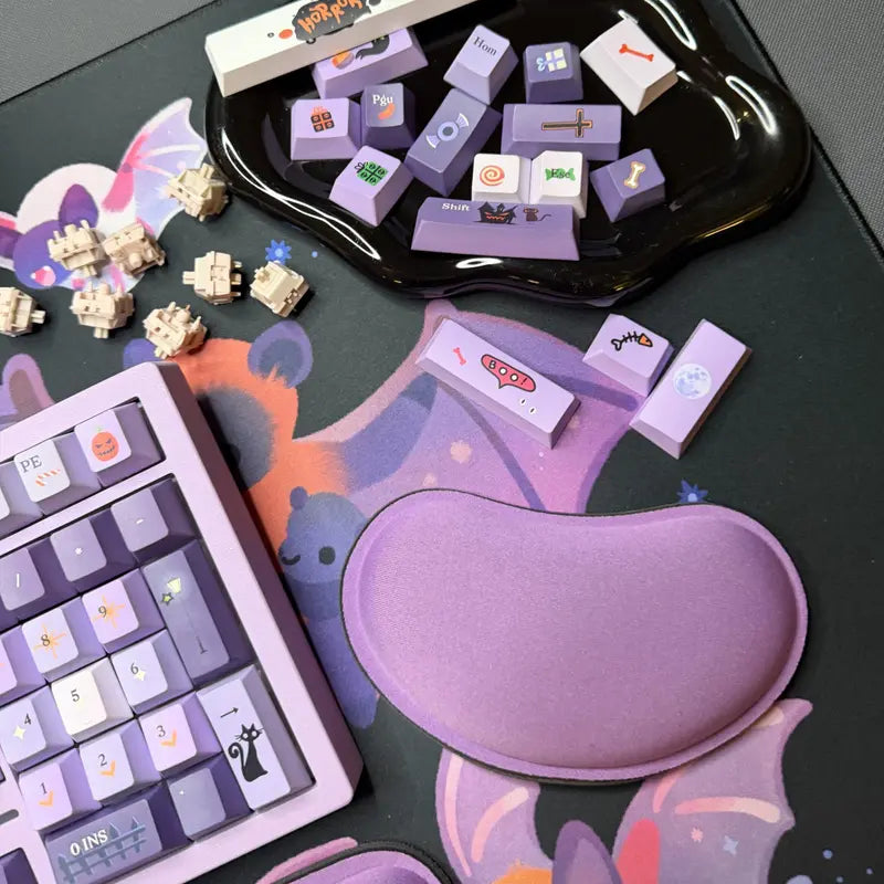 The Purple Halloween Theme Vs II Mechanical Keyboard Full Set