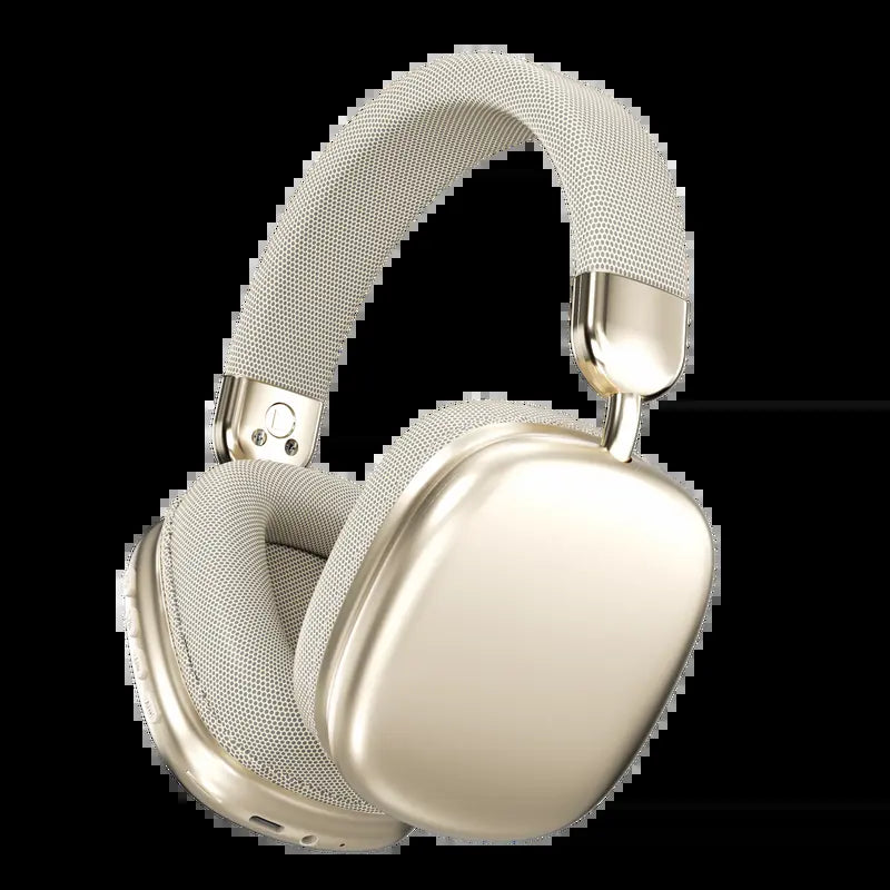 Over-Ear Wireless Bluetooth Headphones with Noise Cancellation - Ideal for Gaming, Featuring Built-In Microphone, Rechargeable Lithium-Ion Battery, and Compatibility with Mobile Phones, iPhone, Android, and Computers