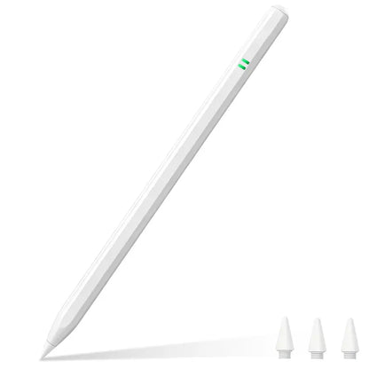 Dotflow Active Stylus Pen for Tablets, Fast Charging, Palm Rejection, Tilt Sensitivity, Button Control, Aluminum Body, Replacement Tips, 9-Hour Battery Life for Drawing & Note Taking