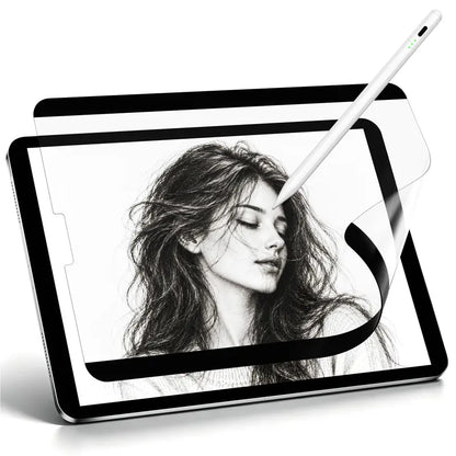 Paper-Feel Screen Protector for Ipad 9Th/8Th/7Th Gen, Pro 11" 4/3/2/1 (2022/2021/2020/2018) & Air 5/4/3 & Pro 10.5", Works with Tempered Glass, Anti-Glare, Reusable, Writing & Drawing