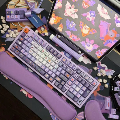 The Purple Halloween Theme Vs II Mechanical Keyboard Full Set
