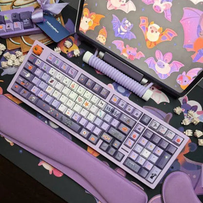 The Purple Halloween Theme Vs II Mechanical Keyboard Full Set