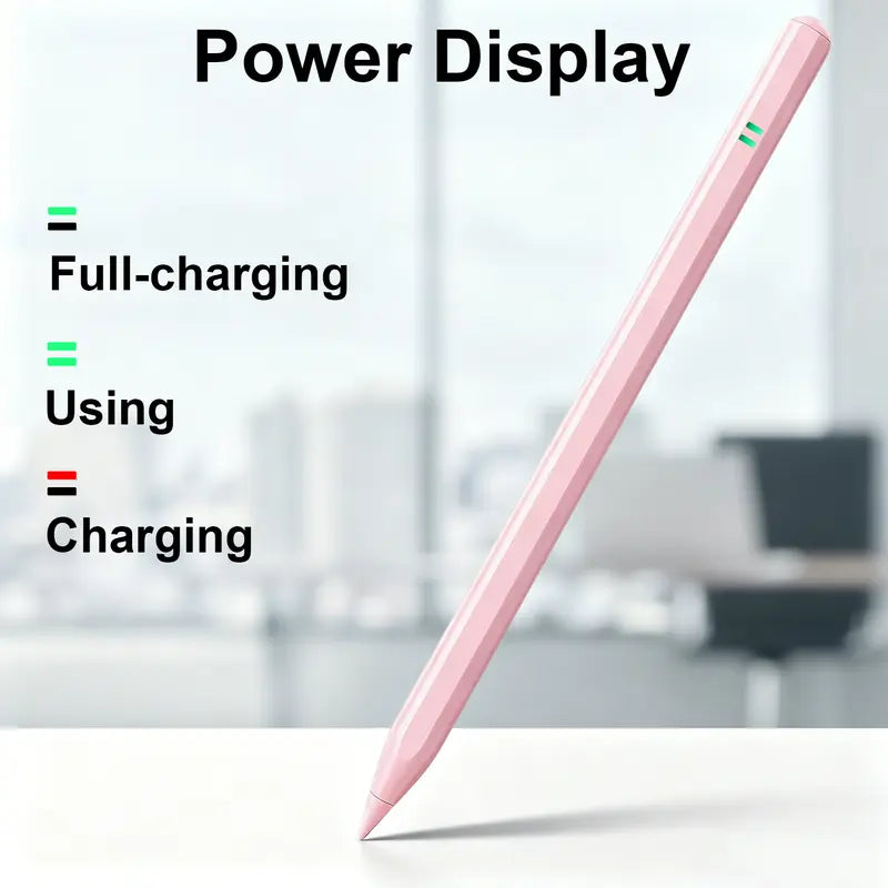 Dotflow Active Stylus Pen for Tablets, Fast Charging, Palm Rejection, Tilt Sensitivity, Button Control, Aluminum Body, Replacement Tips, 9-Hour Battery Life for Drawing & Note Taking