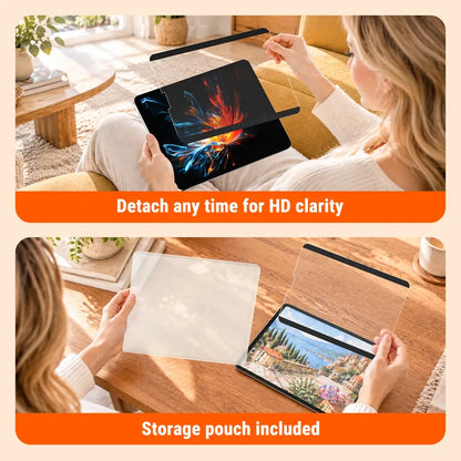 Paper-Feel Screen Protector for Ipad 9Th/8Th/7Th Gen, Pro 11" 4/3/2/1 (2022/2021/2020/2018) & Air 5/4/3 & Pro 10.5", Works with Tempered Glass, Anti-Glare, Reusable, Writing & Drawing