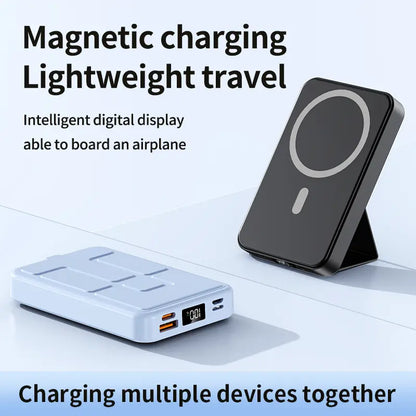 Magnetic Power Bank, 10000Mah Wireless Portable Charger with ,Battery Pack Only Compatible with Iphone 16/15/14/13/12/Pro Series
