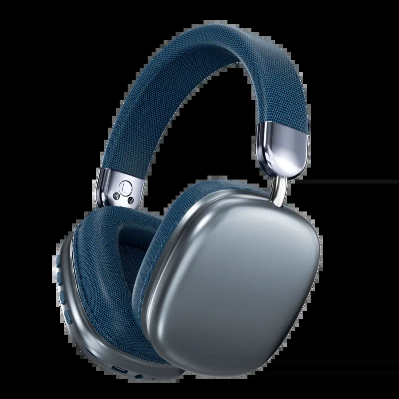 Over-Ear Wireless Bluetooth Headphones with Noise Cancellation - Ideal for Gaming, Featuring Built-In Microphone, Rechargeable Lithium-Ion Battery, and Compatibility with Mobile Phones, iPhone, Android, and Computers