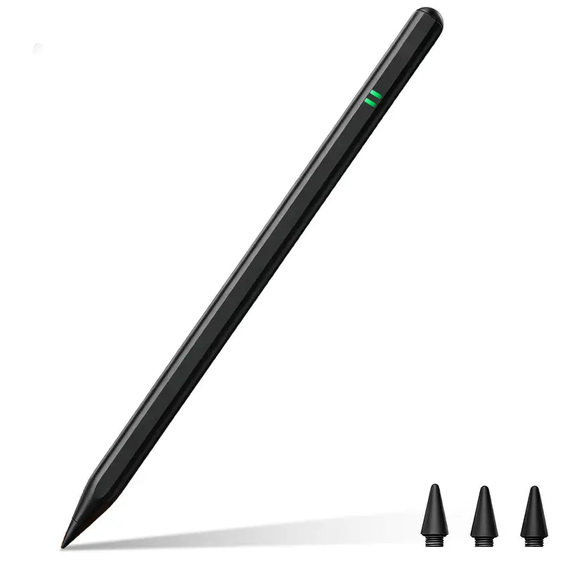Dotflow Active Stylus Pen for Tablets, Fast Charging, Palm Rejection, Tilt Sensitivity, Button Control, Aluminum Body, Replacement Tips, 9-Hour Battery Life for Drawing & Note Taking