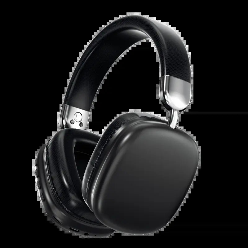 Over-Ear Wireless Bluetooth Headphones with Noise Cancellation - Ideal for Gaming, Featuring Built-In Microphone, Rechargeable Lithium-Ion Battery, and Compatibility with Mobile Phones, iPhone, Android, and Computers