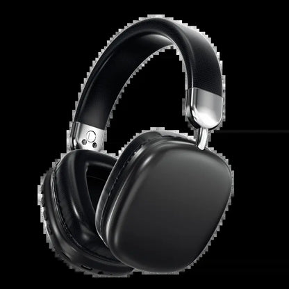 Over-Ear Wireless Bluetooth Headphones with Noise Cancellation - Ideal for Gaming, Featuring Built-In Microphone, Rechargeable Lithium-Ion Battery, and Compatibility with Mobile Phones, iPhone, Android, and Computers