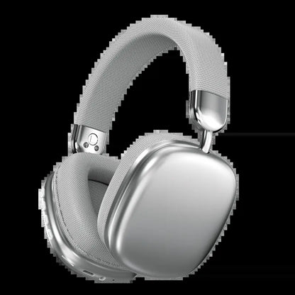 Over-Ear Wireless Bluetooth Headphones with Noise Cancellation - Ideal for Gaming, Featuring Built-In Microphone, Rechargeable Lithium-Ion Battery, and Compatibility with Mobile Phones, iPhone, Android, and Computers