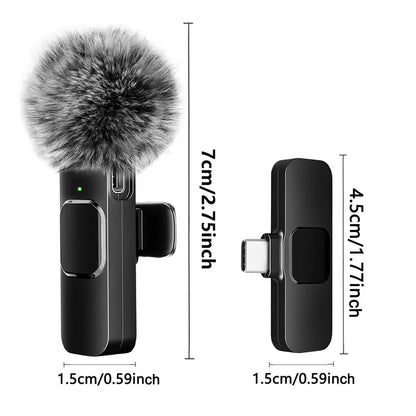 HITOZON Mini Wireless Lavalier Microphone 2 Pcs Set for Iphone/Android Smartphones, USB-C Lapel Mic with ABS, Clip, USB Cable, 1-Touch Recording, Mute, Plug & Record Fast, Camera-Compatible Plug-And-Play Vlogging Equipment,Techvibes