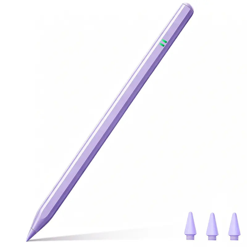 Dotflow Active Stylus Pen for Tablets, Fast Charging, Palm Rejection, Tilt Sensitivity, Button Control, Aluminum Body, Replacement Tips, 9-Hour Battery Life for Drawing & Note Taking